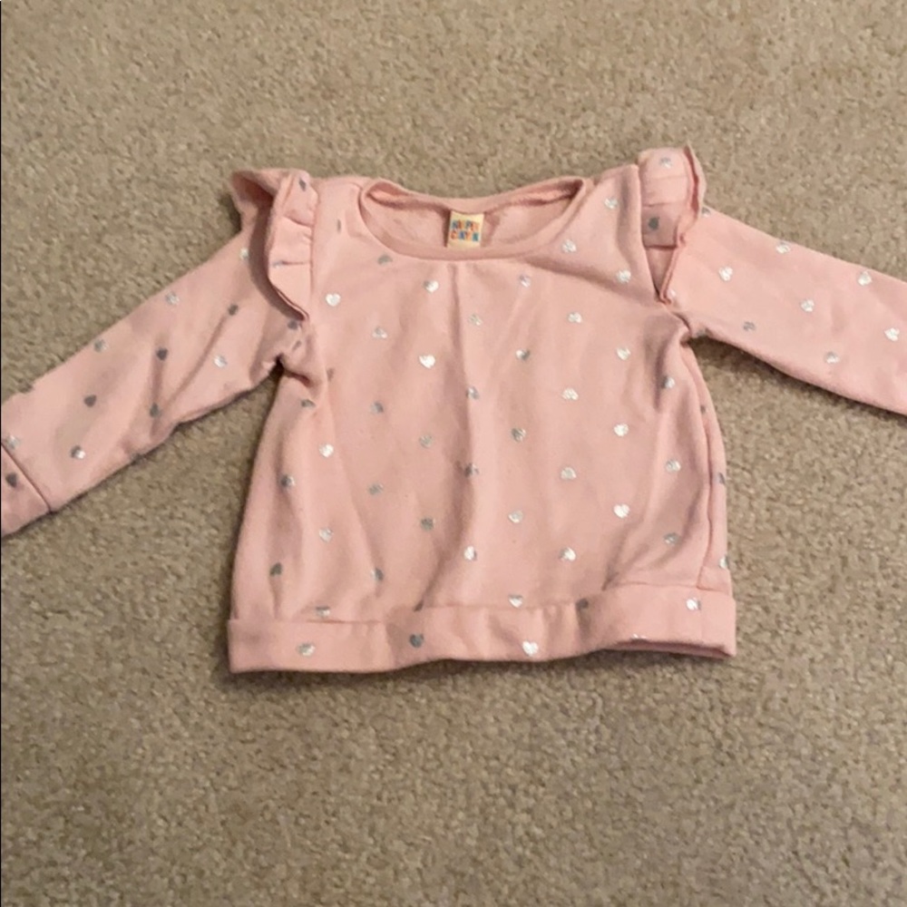 Pink girly sweatshirt